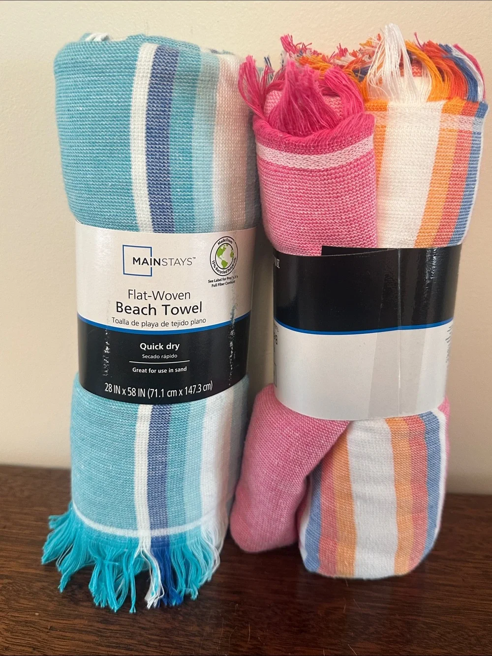 Set of 2 beach towels